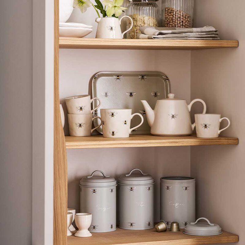 Sophie Allport Storage Tin - Coffee - Bees - Green image number 3