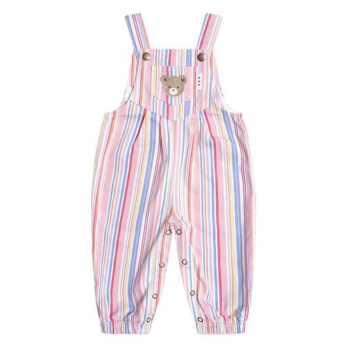 Huxbaby Pastel Stripe Overalls