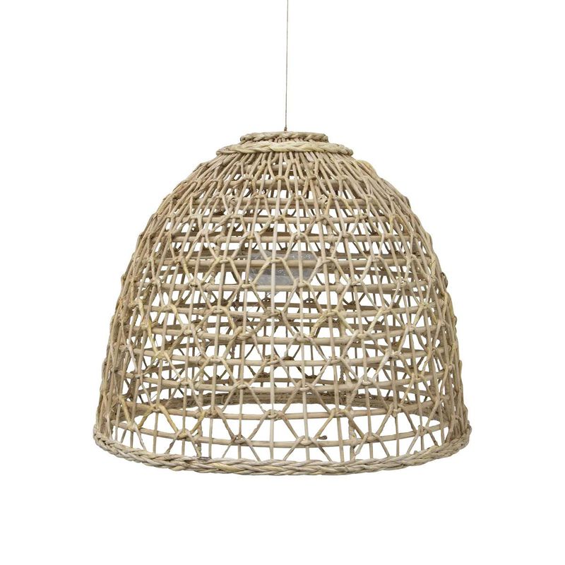 French Country Province Open Weave Rattan Light Shade image number 0