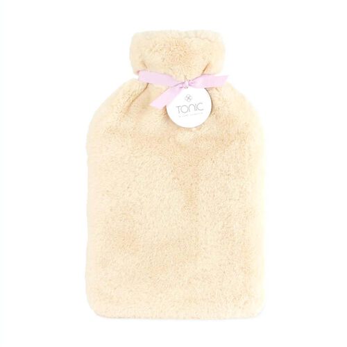 Tonic Deluxe Hot Water Bottle Caramel Cream