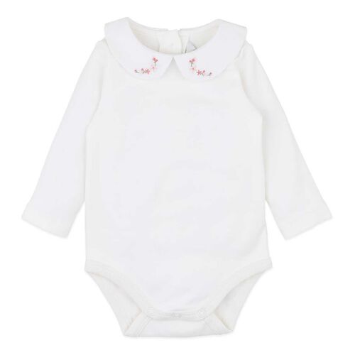B&eacute;b&eacute; Gemma Emb. Collar Bodysuit