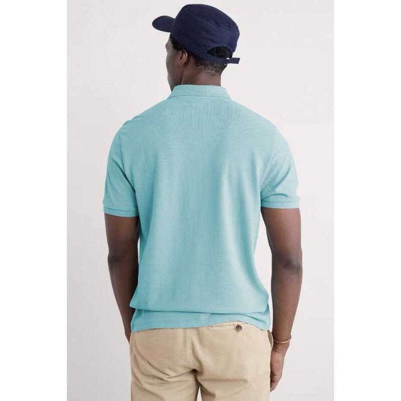 Seasalt Cornwall Mens Balefire Polo Surf image number 1