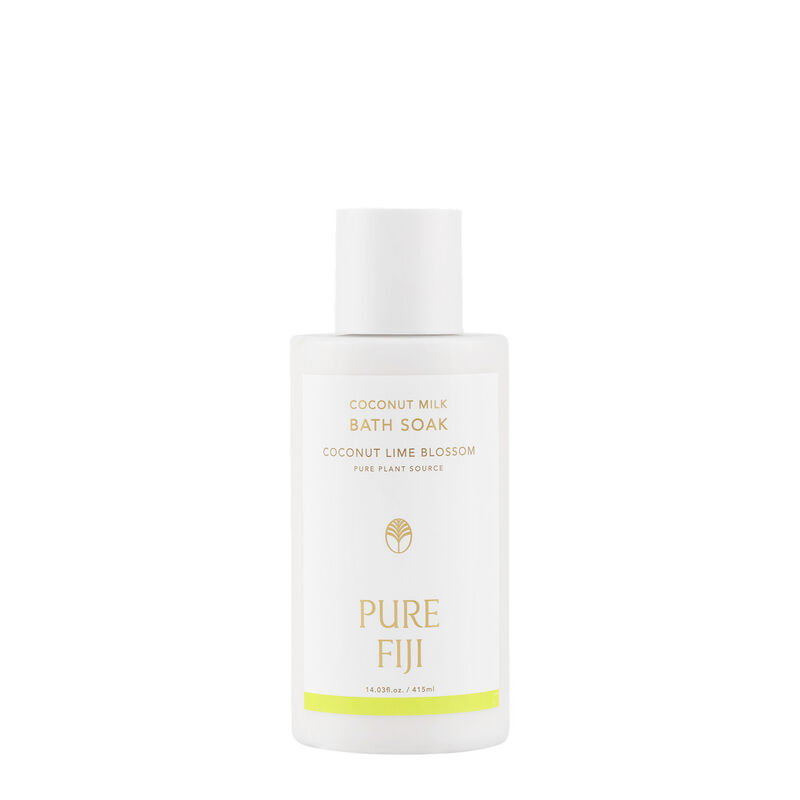 Pure Fiji Coconut Milk Bath Soak 415ml - Lime Blossom image number 0