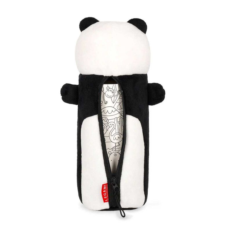 Legami Soft Plush Pencil Case - Panda image number 1