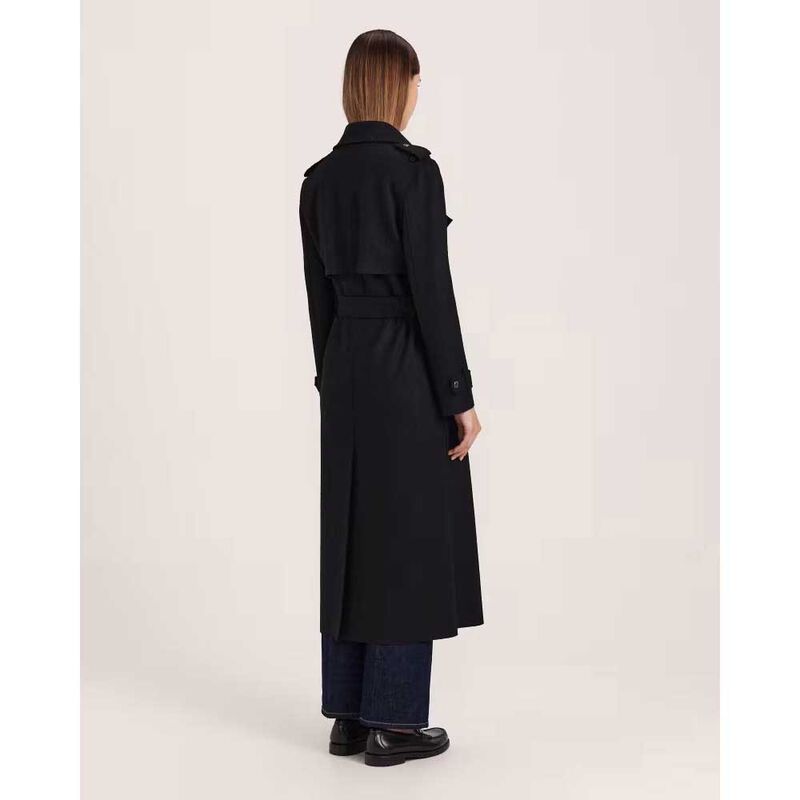 SABA Karla Wool Longline Trench image number 1