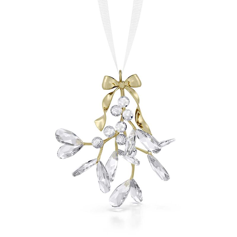 Swarovski Holiday Magic Mistletoe Ornament image number 0