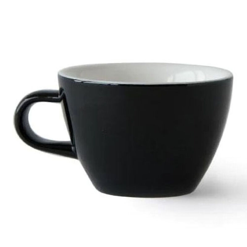 Acme Classic Range Flat White Cup Penguin Black 150ml image number 0