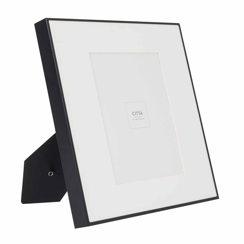 Citt&agrave; Metal Photo Frame Black&nbsp; (Photo 8x10in) 37x3.5x37cm image number 1