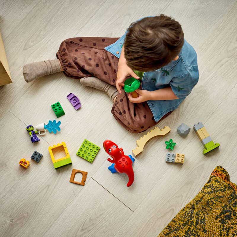 LEGO DUPLO Marvel Dinosaur Spidey-Rex vs. Green Goblin image number 3