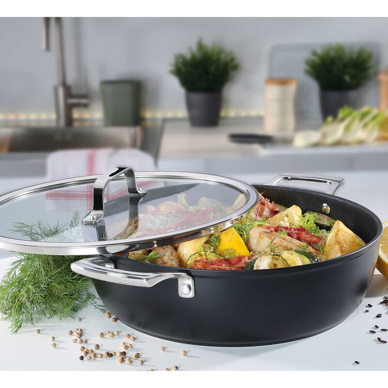 Meridian Gourmet Low Casserole 28cm With Glass Lid image number 1