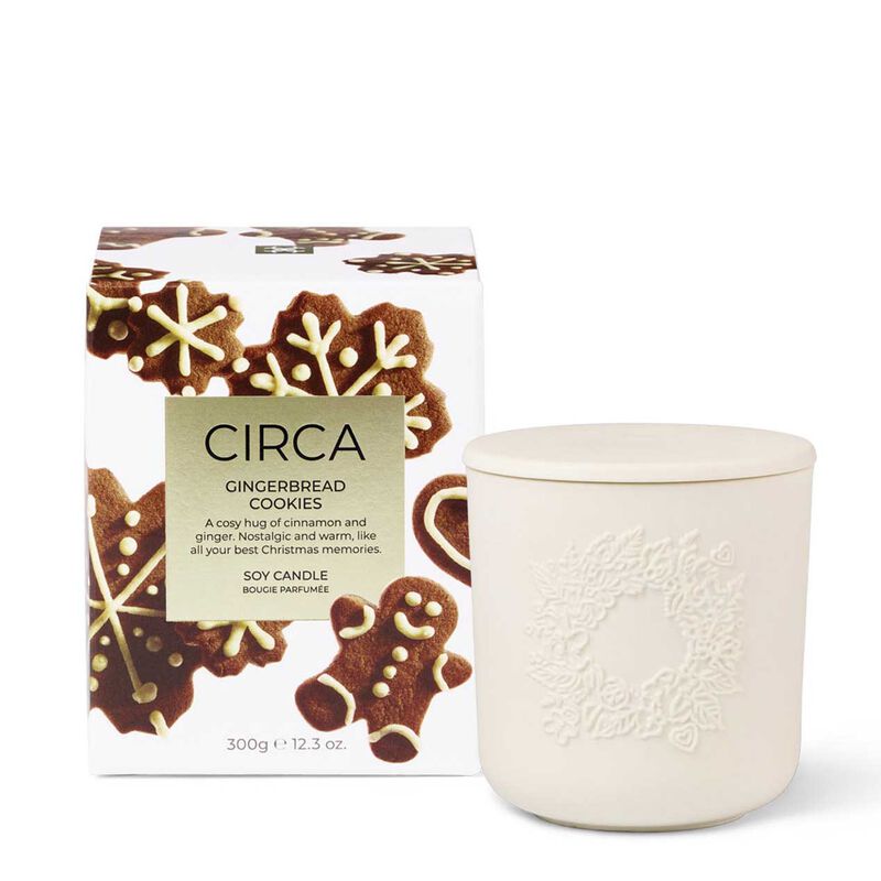 CIRCA Gingerbread Cookies Soy Candle 300g image number 0