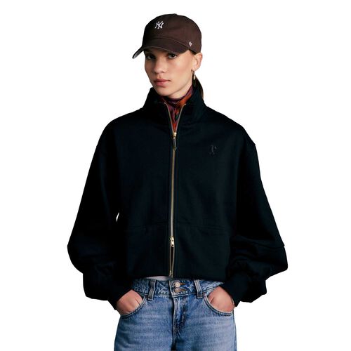 Karen Walker Runaway Zip Front Sweatshirt