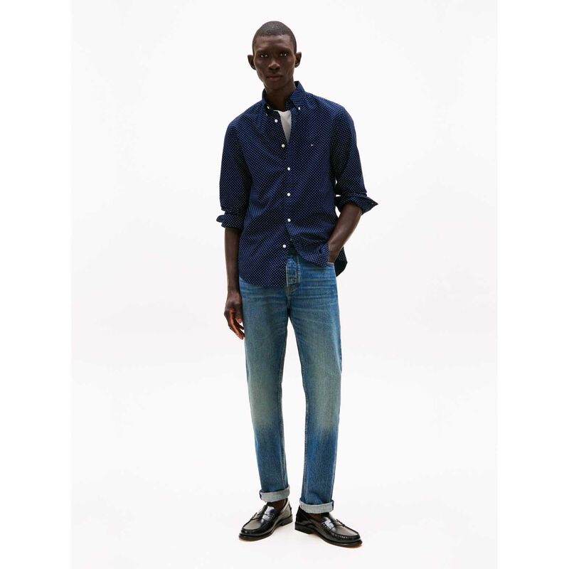 Tommy Hilfiger Flex Poplin Polka Dot Rf Shirt image number 3
