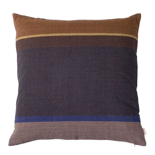 Citt&agrave; Obi Euro Cushion Cover Blue Black/Dijon 65x65cm