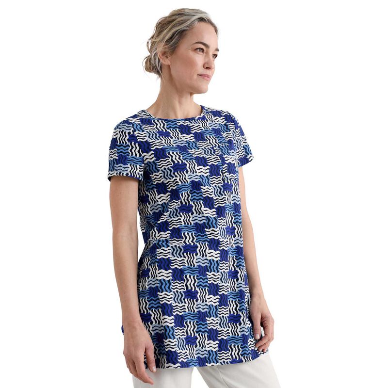 Seasalt Cornwall Bowithick Tunic Weaving Waves Yacht image number 0