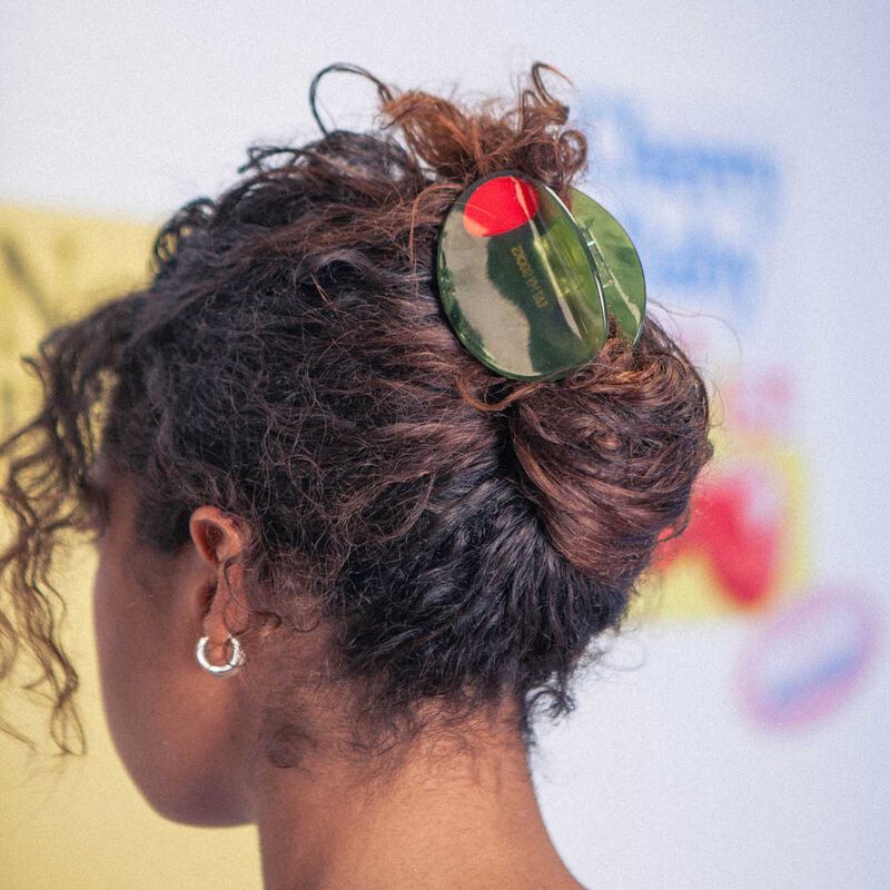 Eat My Socks Olive Hair Claw image number 1