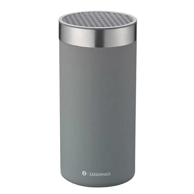Zassenhaus Knife Block Round Grey & Stainless 20cm image number 0