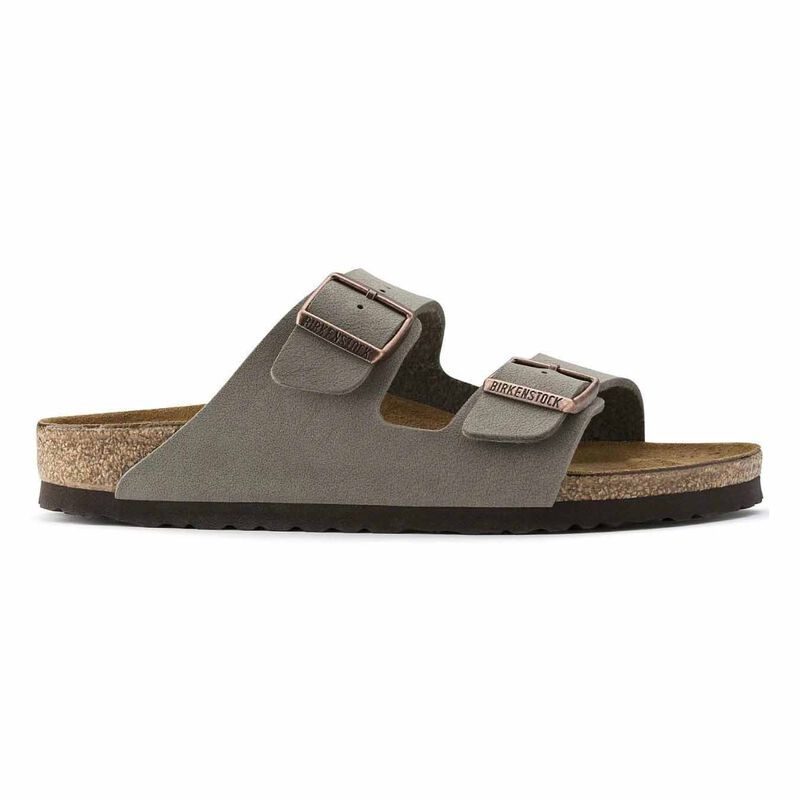 Birkenstock Arizona Birkibuc Stone Regular Width Sandal image number 2