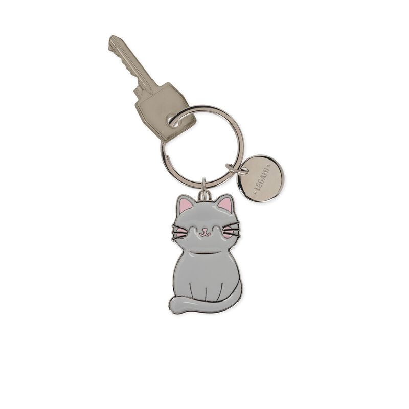 Legami Kitty Enamel Key Ring image number 1