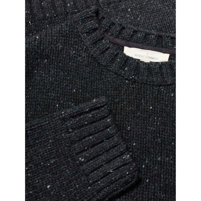 Seasalt Cornwall Mens Bizen Jumper Onyx image number 3