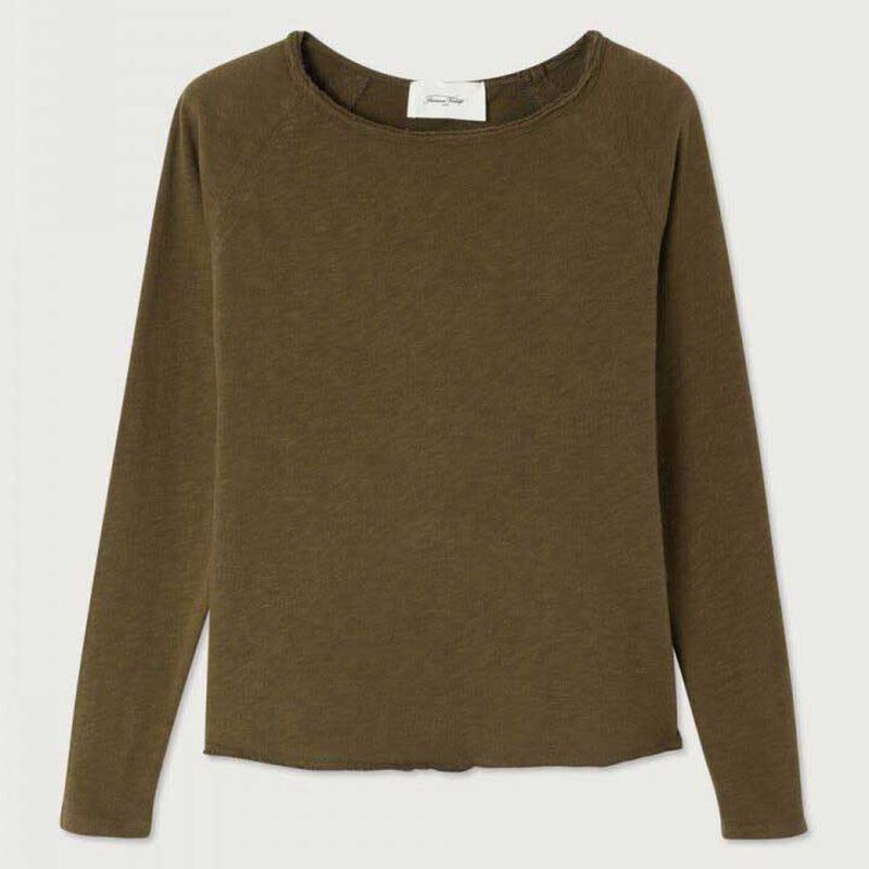 American Vintage Boat Neck Long Sleeve T-Shirt image number 1