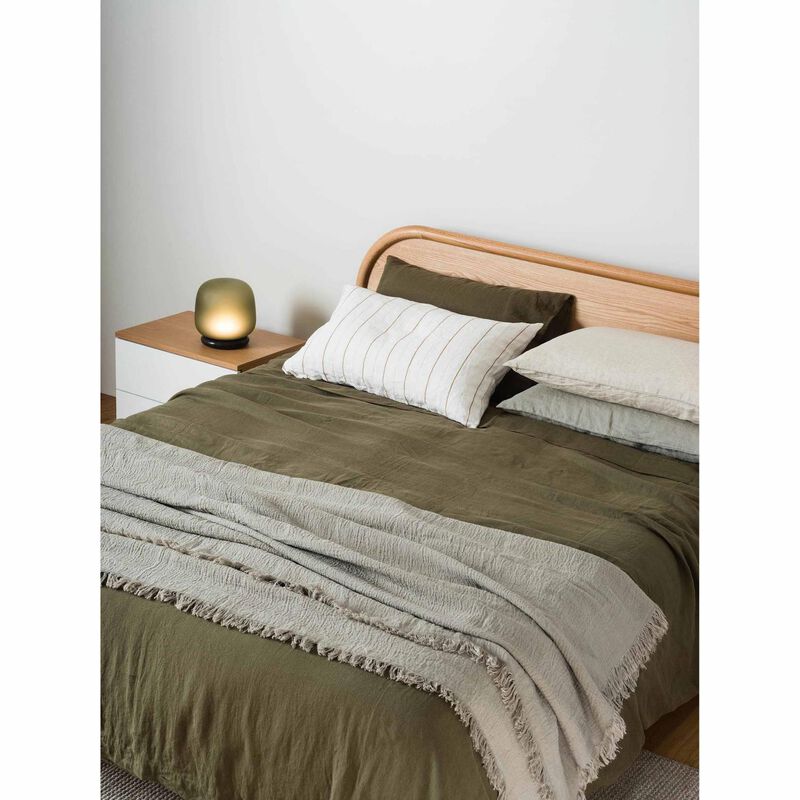 Città Ivy Linen Duvet Cover Ivy Queen 210x210cm image number 2