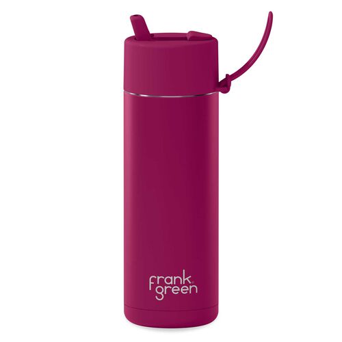 frank green 20oz Berry Bottle With Flip Lid