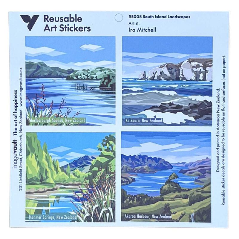 Ira Mitchell South Island Art Stickers image number 0
