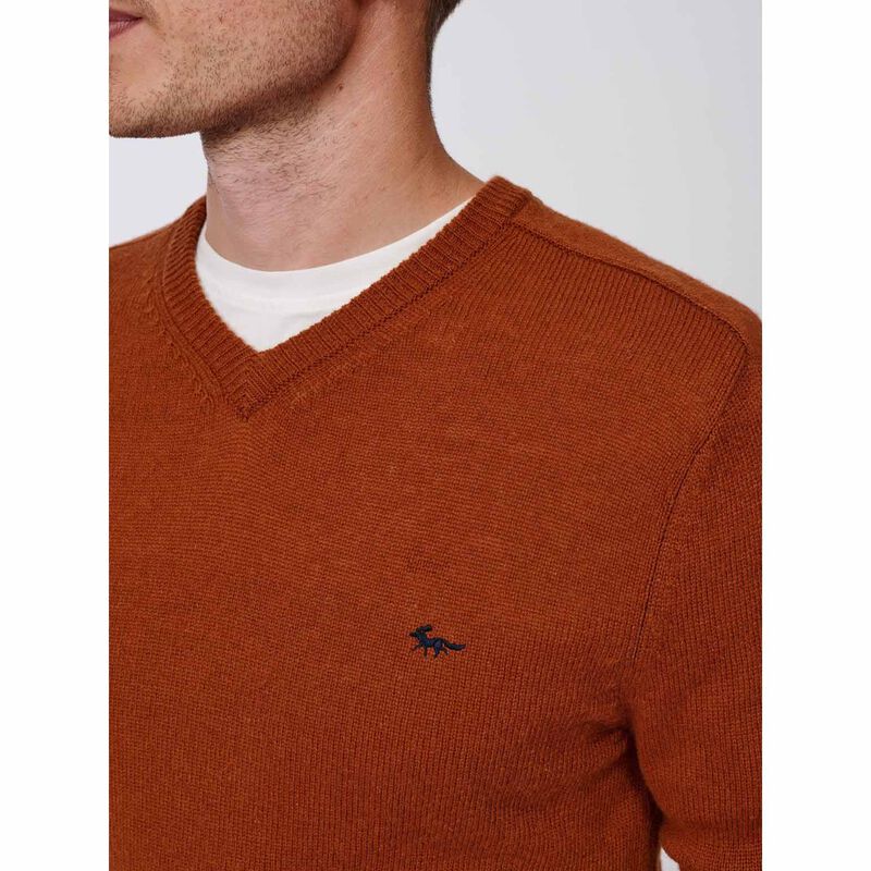 Aubin Eastbourne V Neck Jumper image number 2