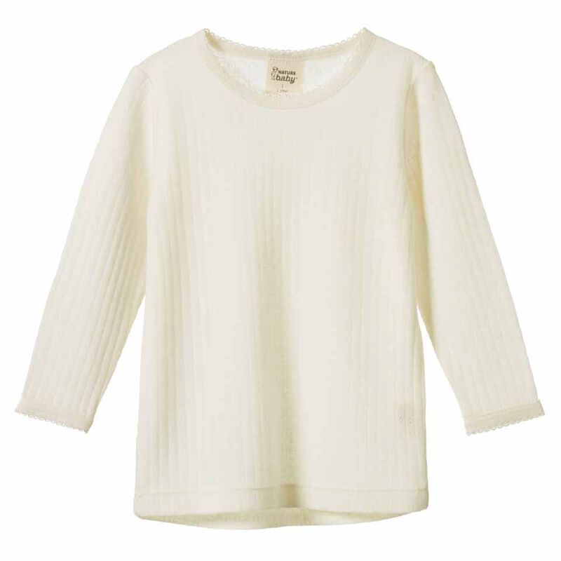 Nature Baby Mer Ess L/S Cloud Tee Pointelle 3-5Y image number 1
