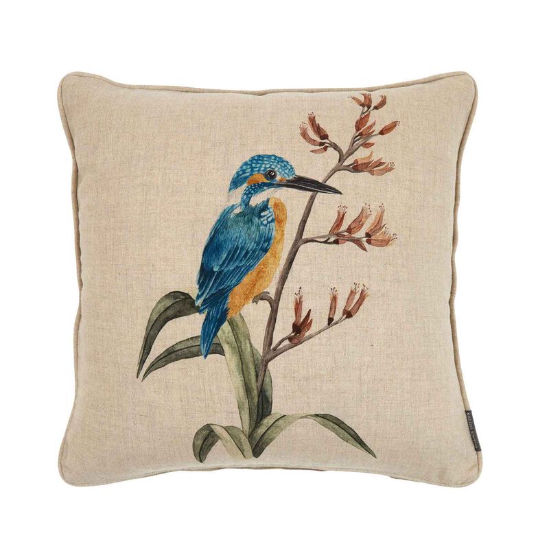 Wallace Cotton Kingfisher Square Cushion Cover image number 0