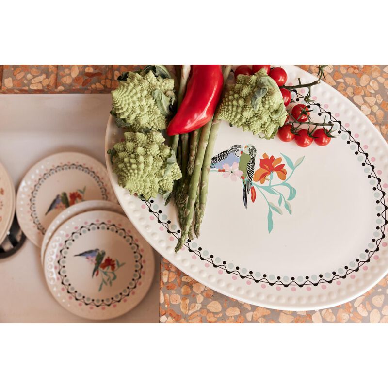Cath Kidston Painted Table Ceramic Oval Platter 36cm image number 2