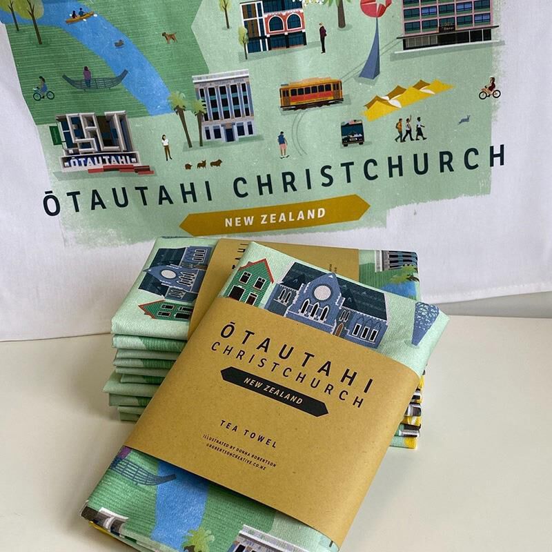 Robertson Creative Otautahi Teatowel image number 1