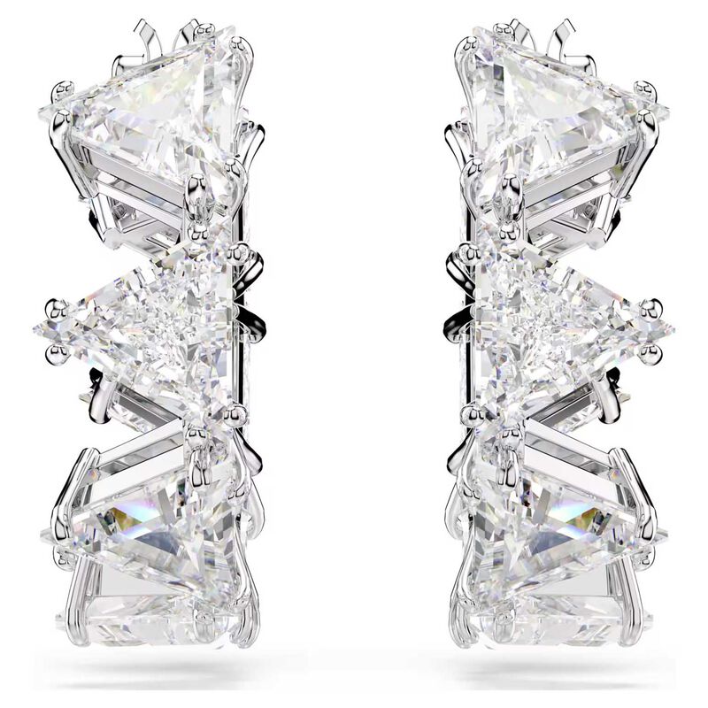 Swarovski Matrix Hoop Earrings image number 2