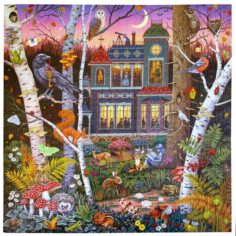 eeBoo Alchemist's Forest Square 1000 Piece Puzzle image number 1