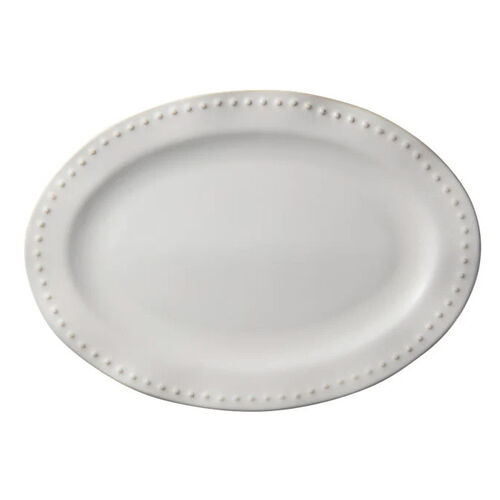 Casa Domani Punto Rim Oval Platter 35x25cm