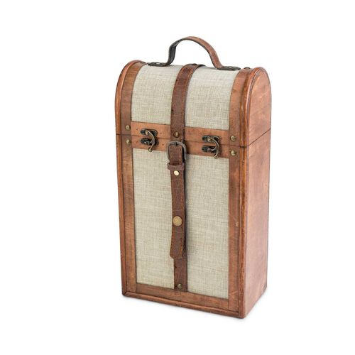 Twine Chateau: 2-Bottle Vintage Trunk Wine Box
