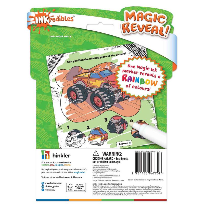 Hinkler&nbsp; Inkredibles Monster Machines image number 1