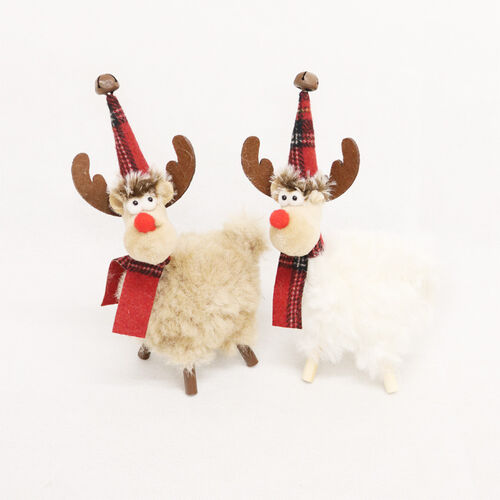 Moritz Standing Reindeer With Hat