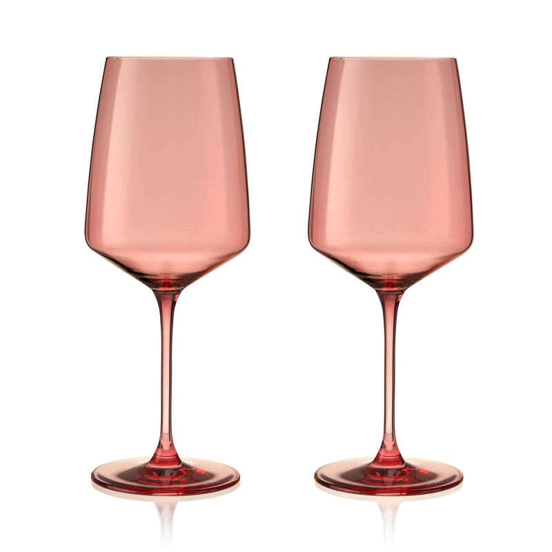 Viski Reserve Nouveau Wine Glasses in Pomelo, Set of 2 image number 0