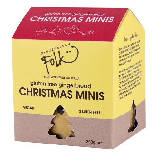 Gingerbread Folk Gluten Free Christmas Minis 200g