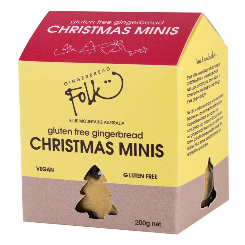Gingerbread Folk Gluten Free Christmas Minis 200g image number 0