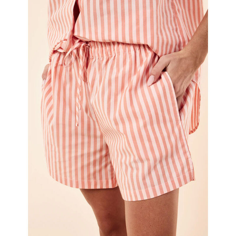 Papinelle Butterscotch Stripe Boxer Pj image number 2