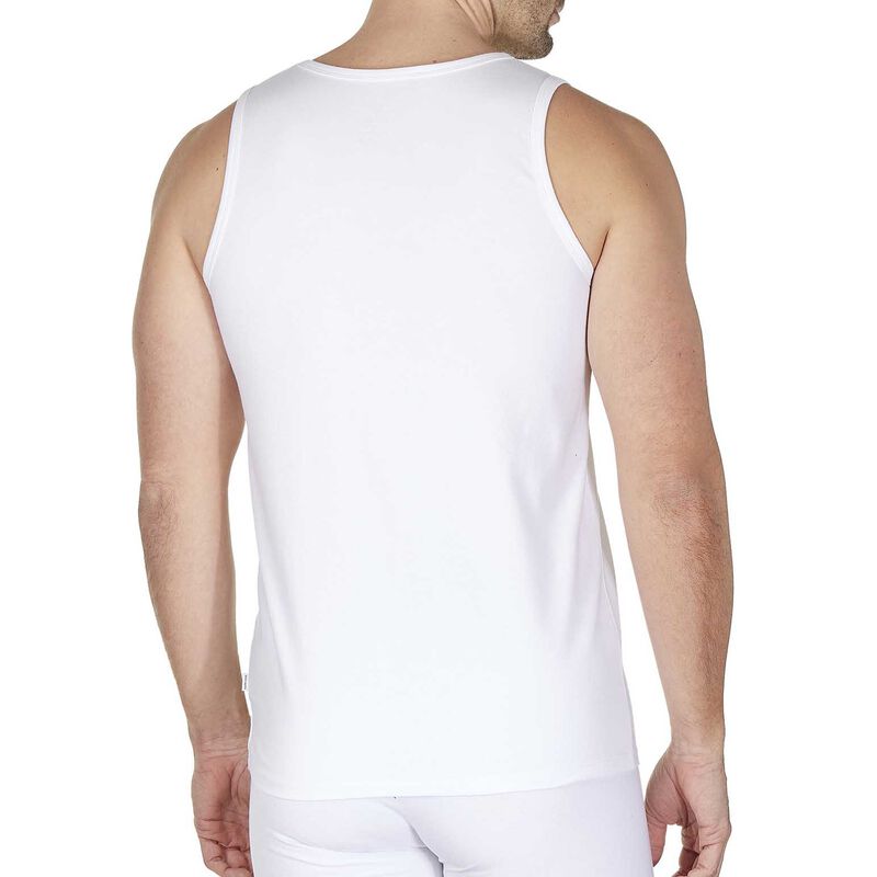 Haigman Cotton Elastane Sless Vests - 2 Pack image number 4