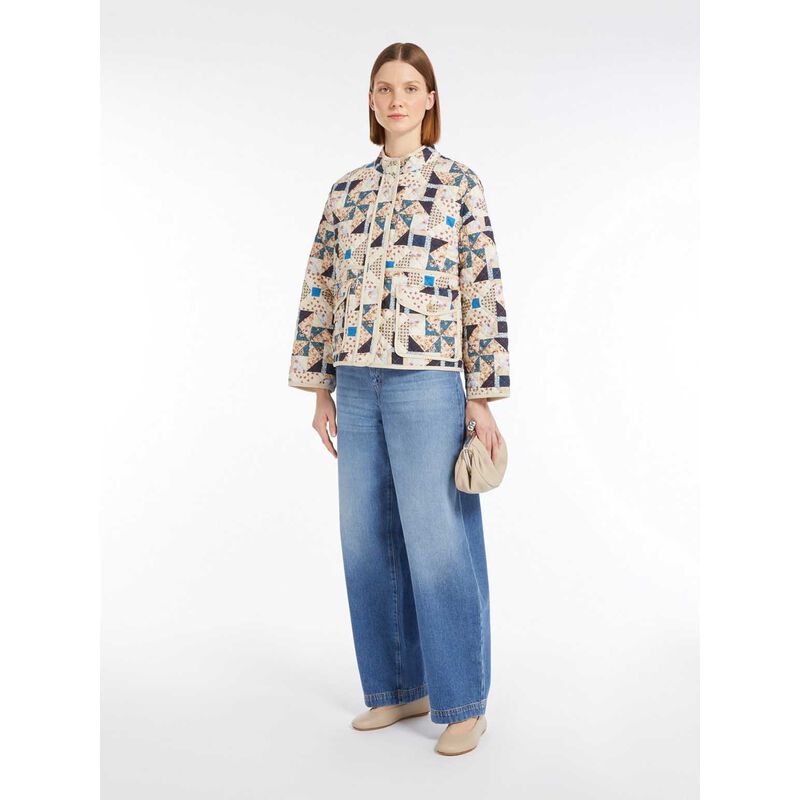 Weekend Max Mara Arizia Quilted Patchwork Jacket image number 3