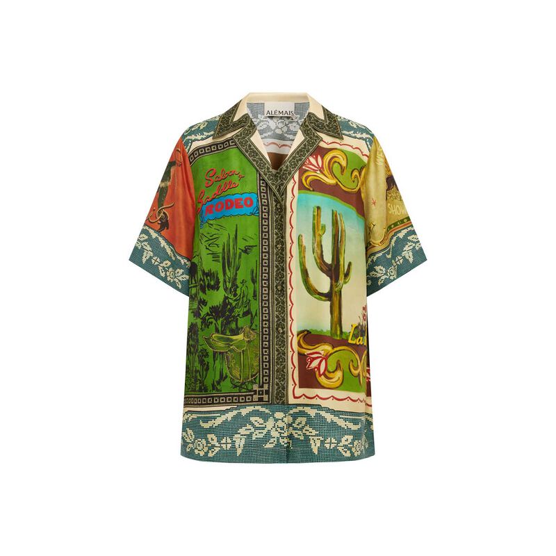 AL&Eacute;MAIS Ace Silk Shirt image number 2