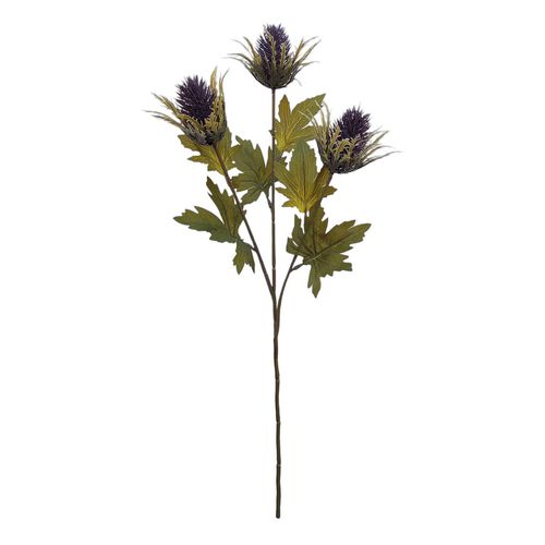 Alison's Acquisitions Winter Thistle Spray Purple