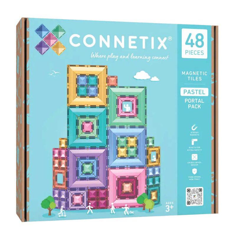 Connetix Tiles Pastel Portal Pack 48 Pc image number 0