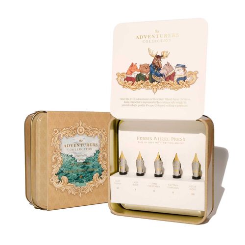 Ferris Wheel Press The Adventurers Nib Collection - Flight of 5