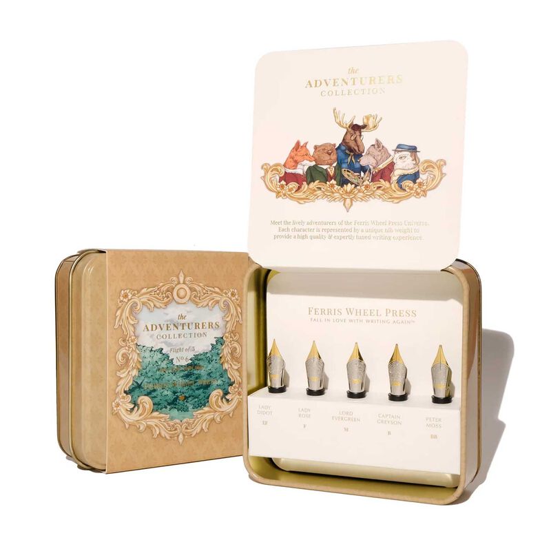 Ferris Wheel Press The Adventurers Nib Collection - Flight of 5 image number 0